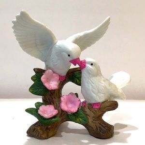 Porcelain Birds on Branch New with box